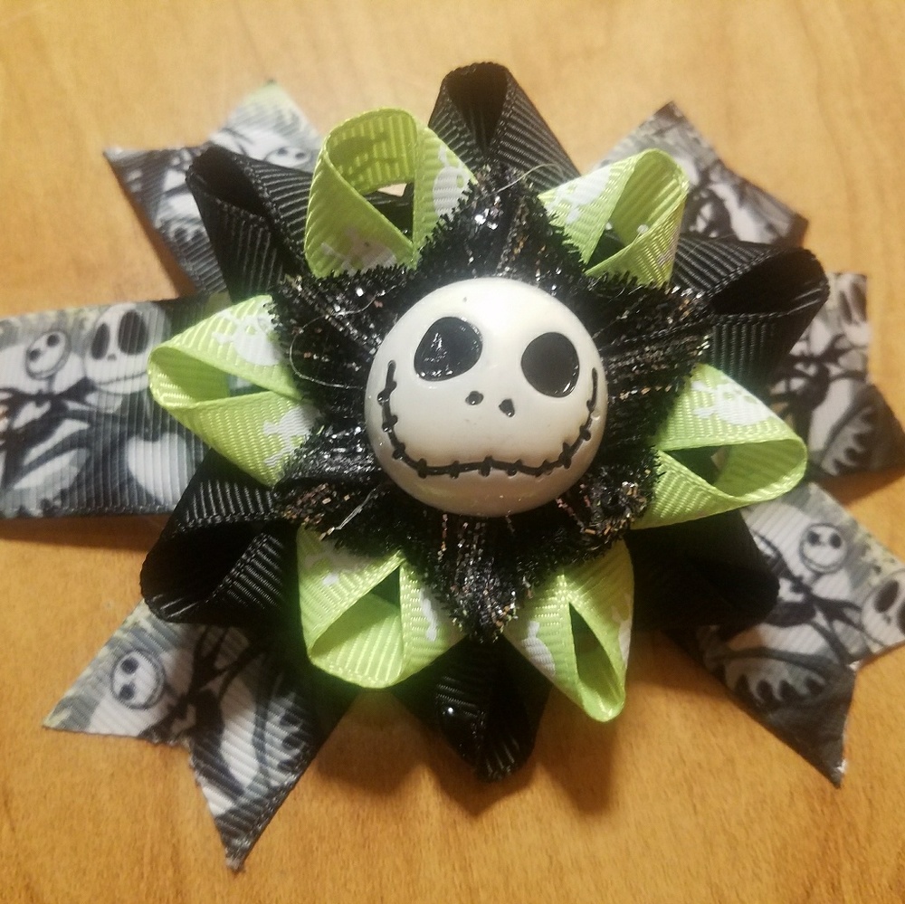 Jack Skellington bow